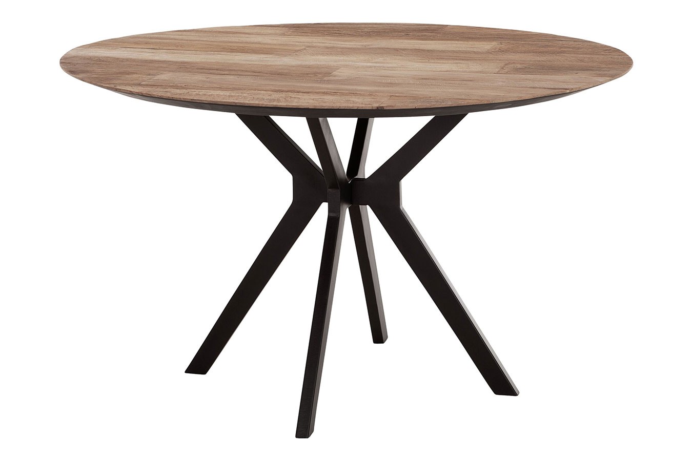 Esstisch Metropole Teak Metall D 130 cm