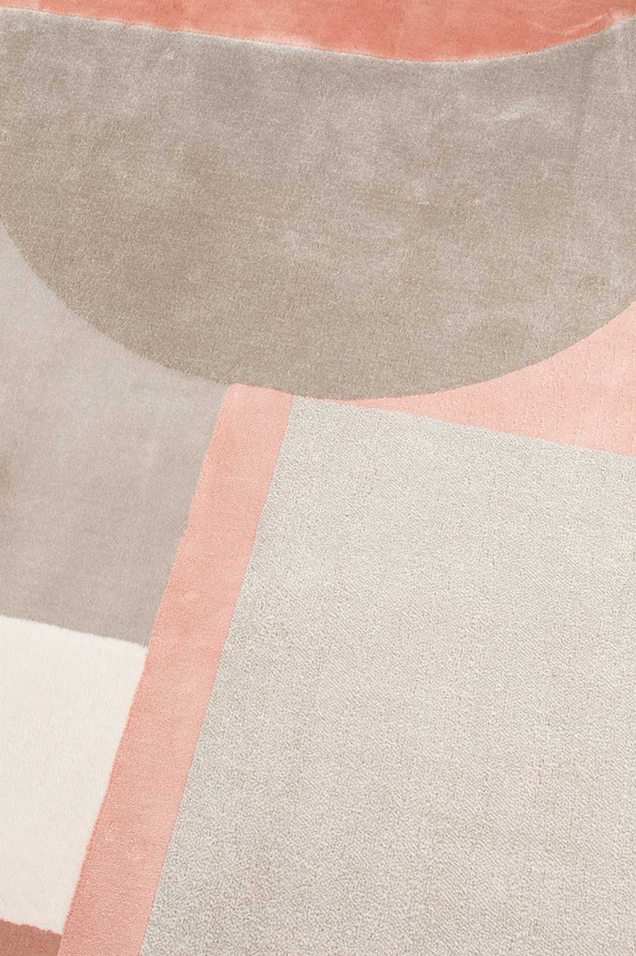 Teppich grau rosa D 240 cm