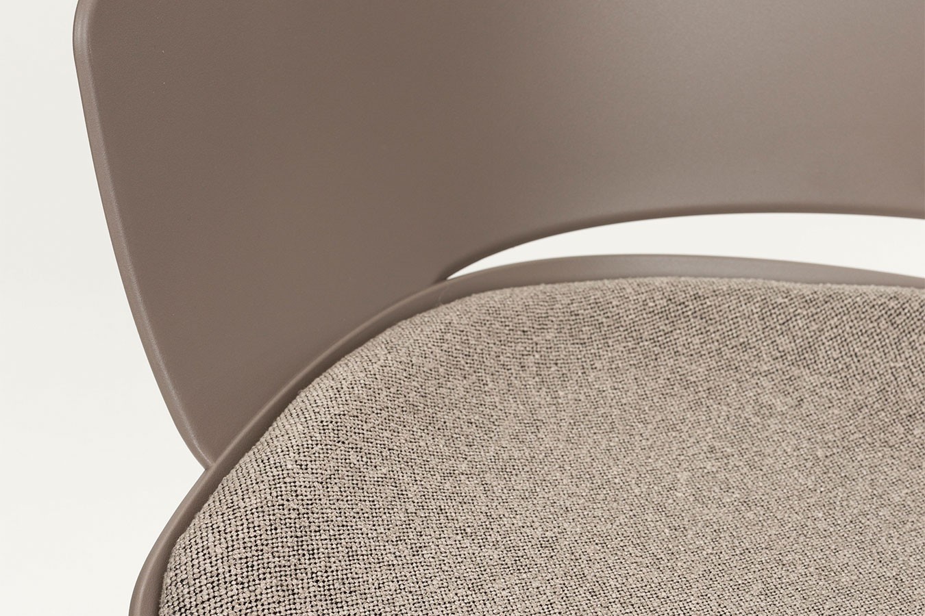 Designerstuhl Jessi Kunststoff taupe