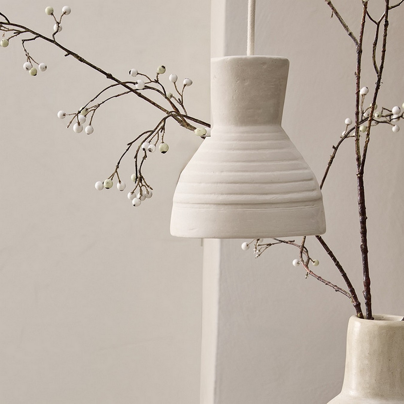 Hängelampe Susi Pappmaché D 15 cm
