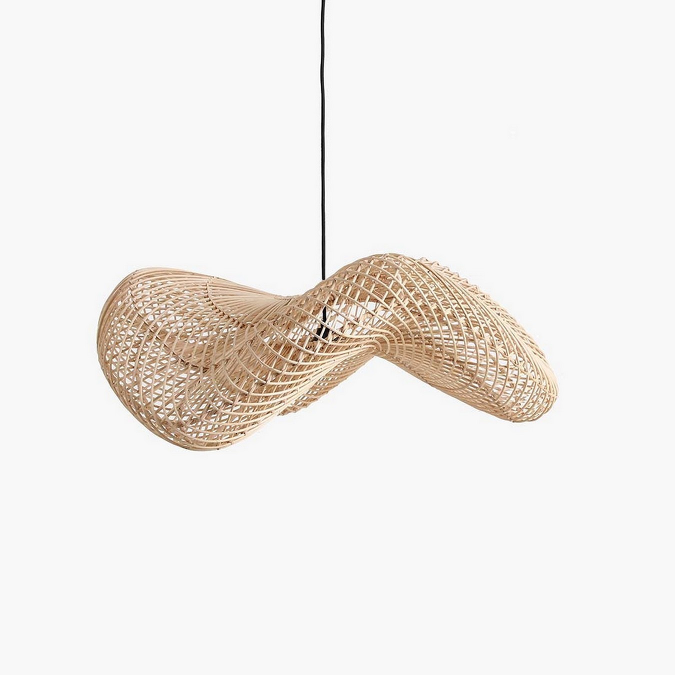 Hängelampe Wave Rattan D 71 cm