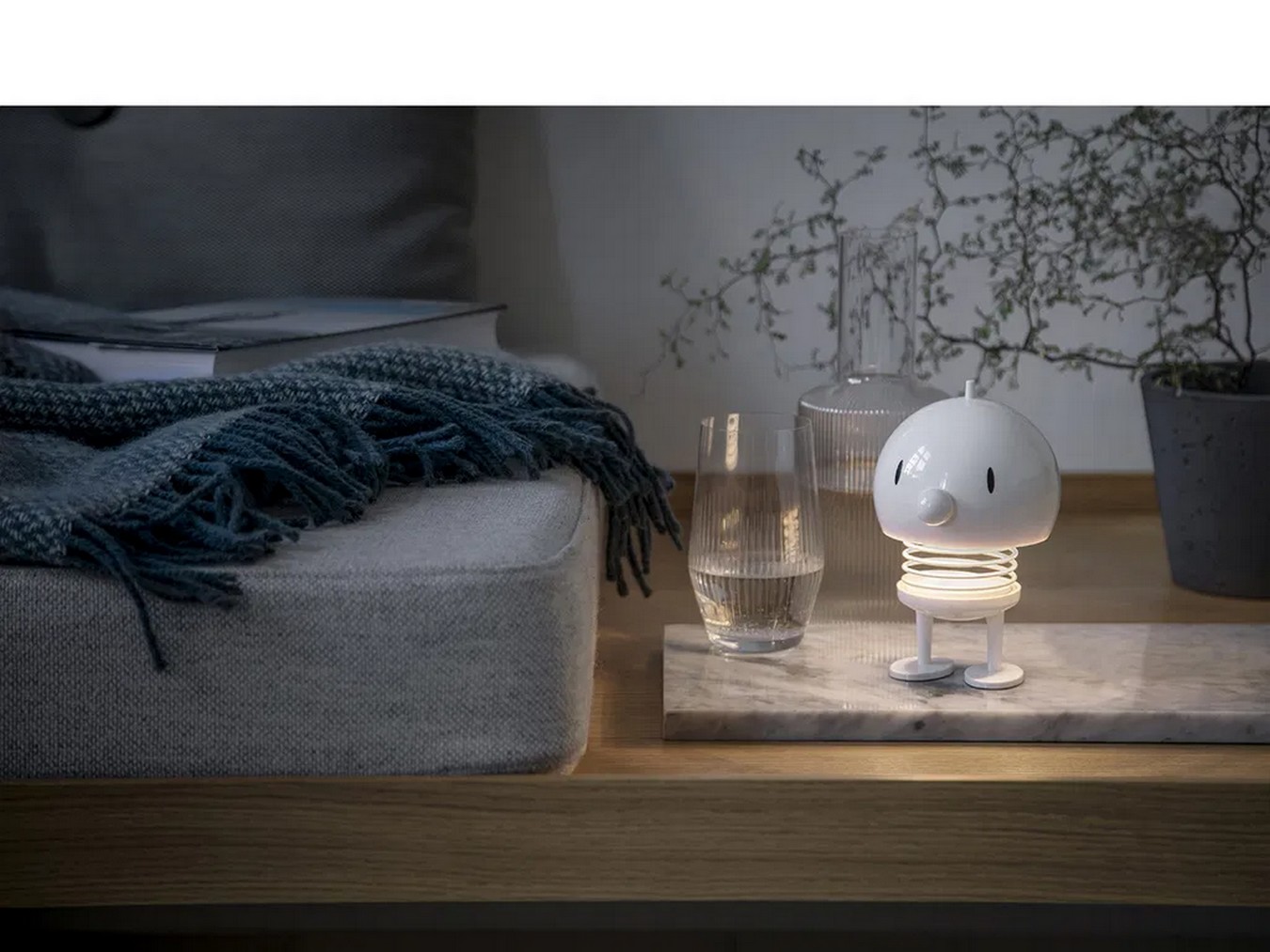 Hoptimist LED Lampe weiss L