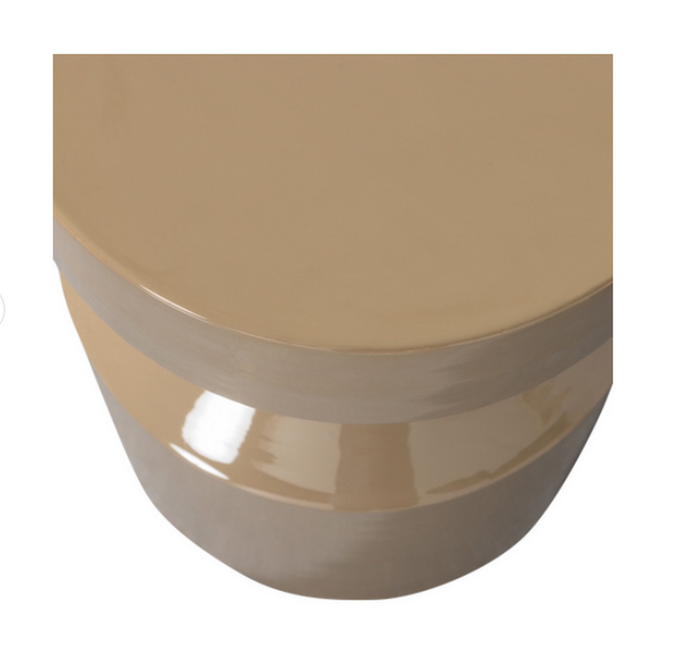 Beistelltisch Fire Metall beige