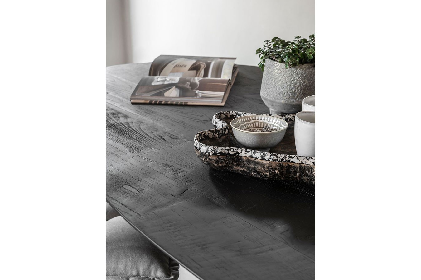 Esstisch Timeless Black Teak 200x100cm
