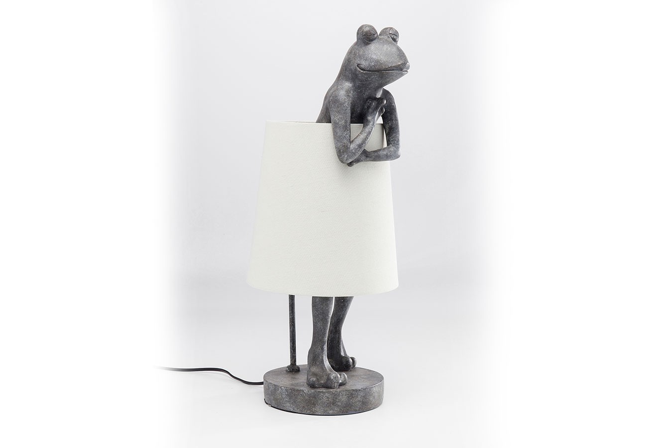 Tischleuchte Animal Frog grau h 58 cm