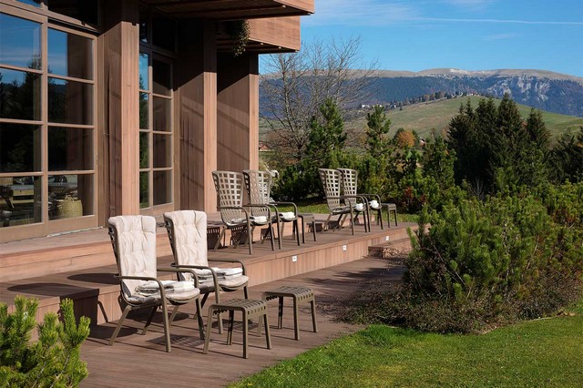 Gartensessel mit Armlehne Folio grau