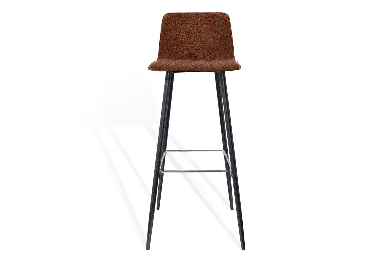 Barhocker Maverick Stoff braun H 106 cm