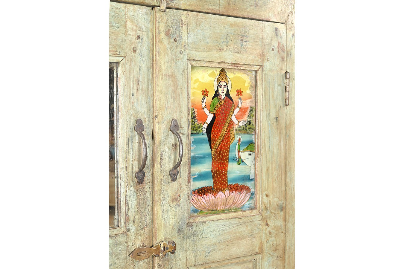 Vitrinenschrank Vintage mint