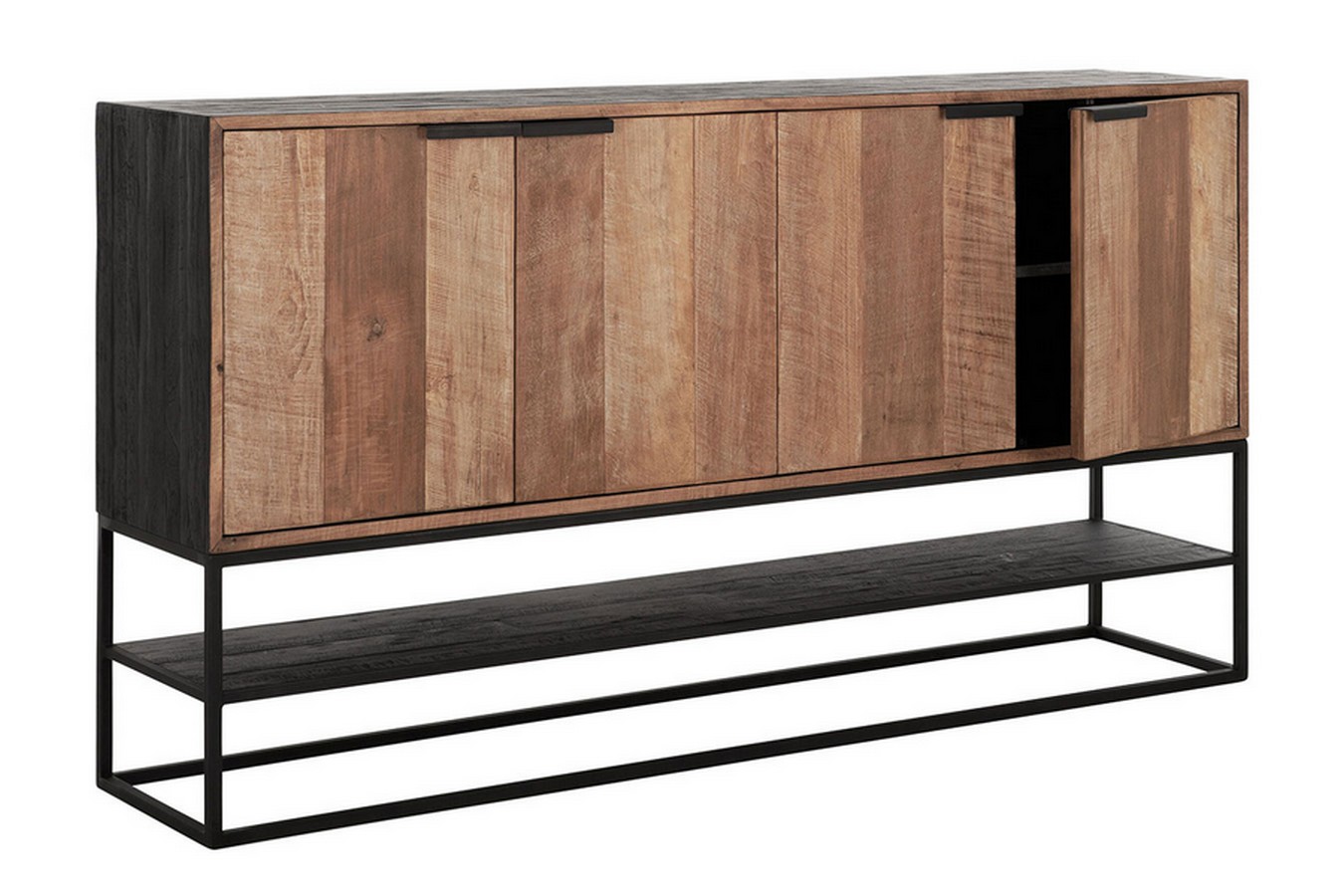 Sideboard Cosmo Teak Metall 185 x 100 cm