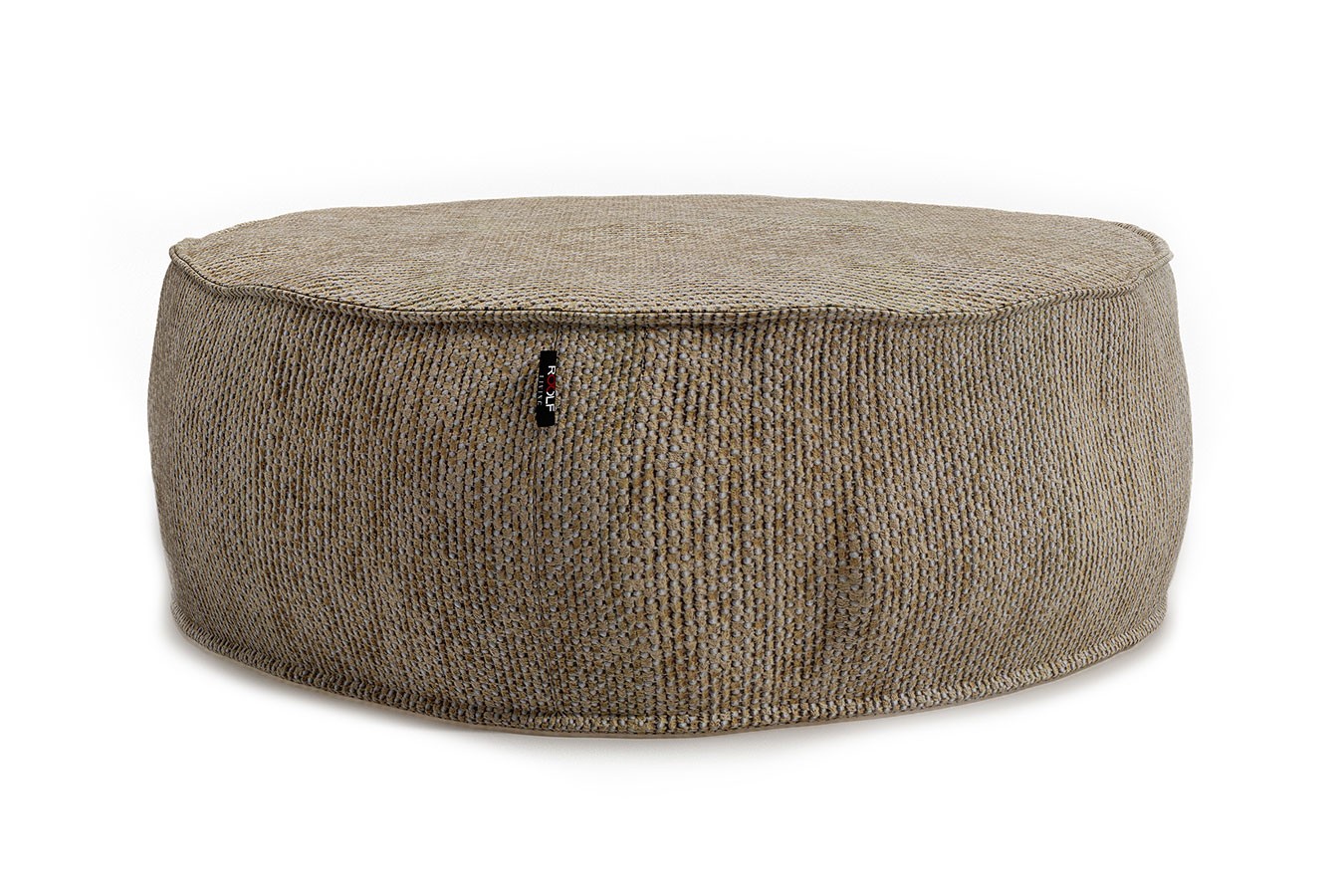 Sitzkissen Silky Outdoor rund beige