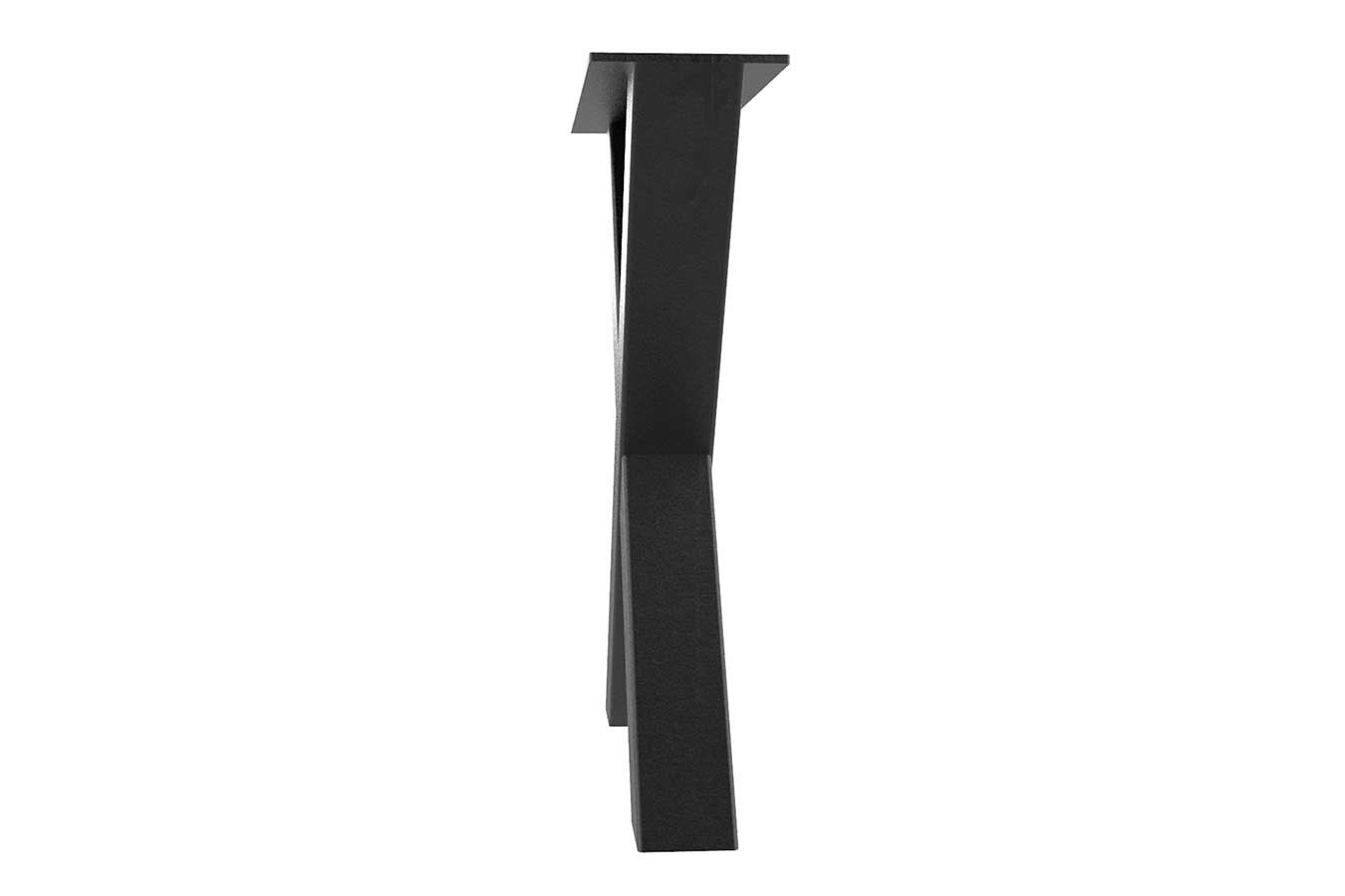 Tischgestell Eisen schwarz 2-er Set Profil 10 10