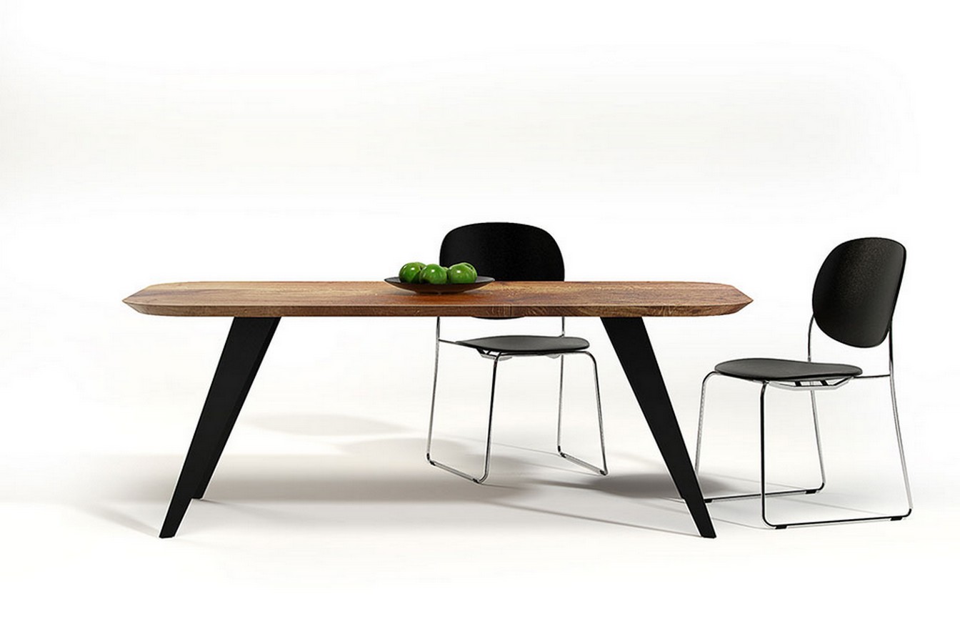Esstisch Anke Eiche massiv B 180 cm