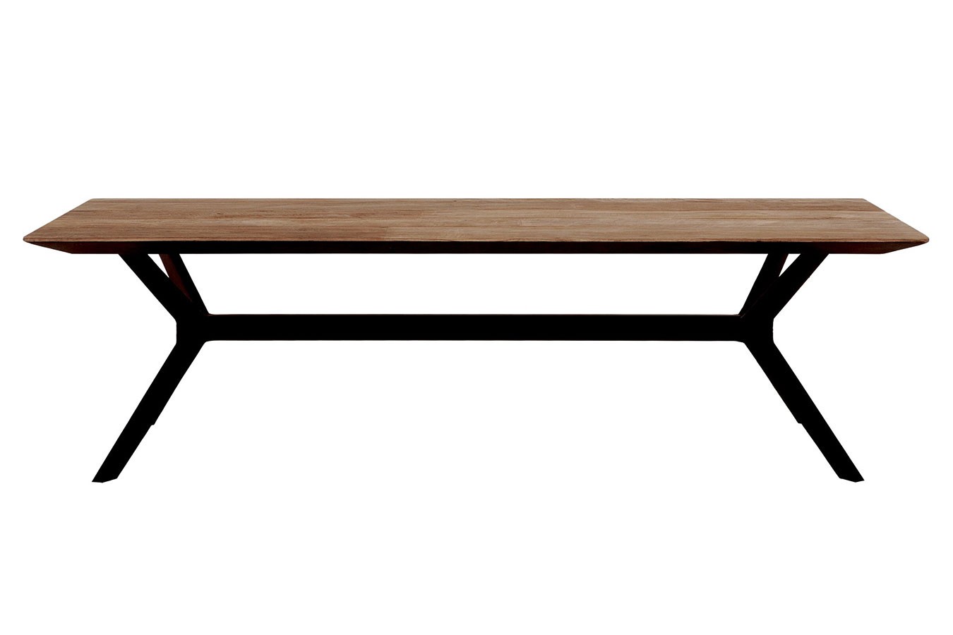 Couchtisch Metropole Teak Metall 130 x 38 cm