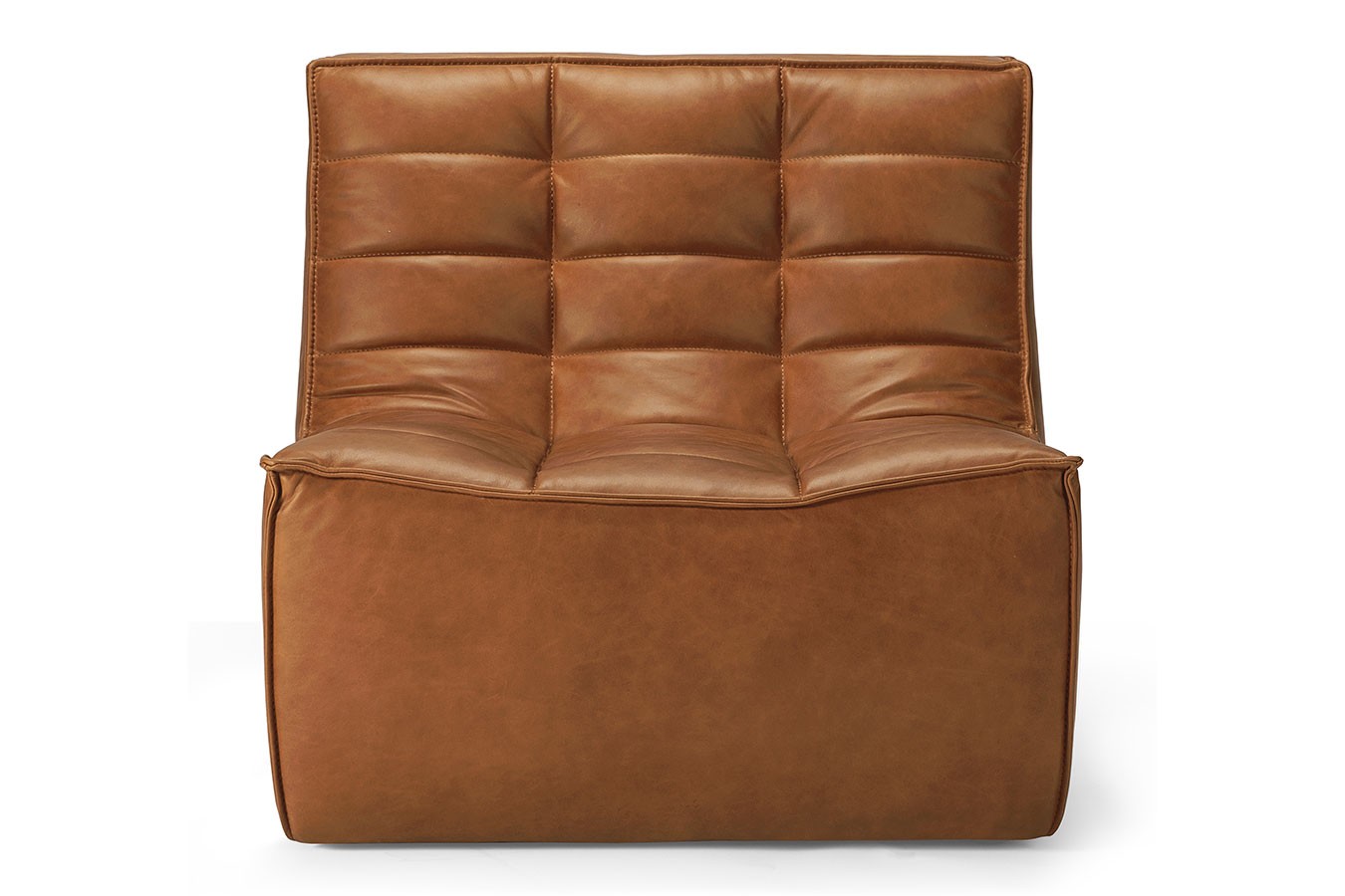 Modulsofa N701 Einzelelement B 80 cm braun