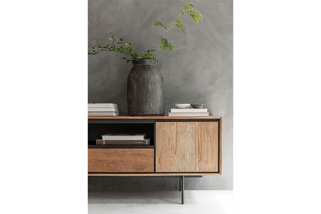 TV-Board Metropole Teak natur B 235 cm