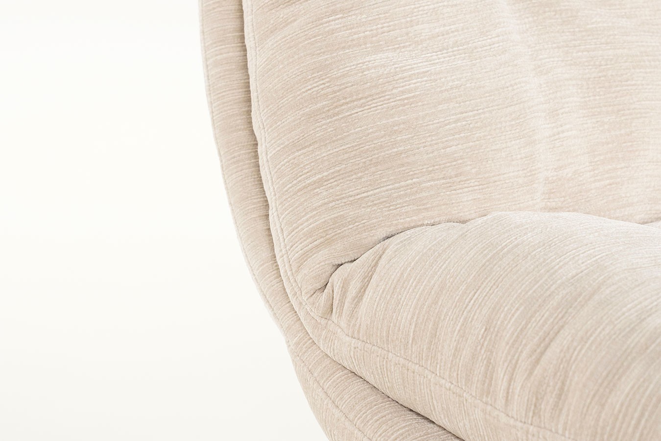 Drehsessel Tomba Velvet weiss