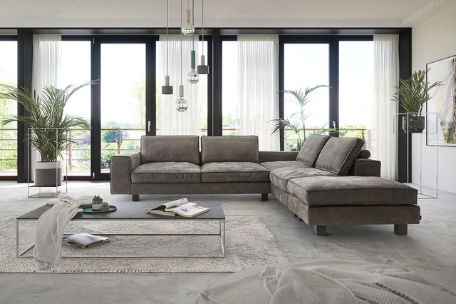 Sofakombination Long Beach Leder