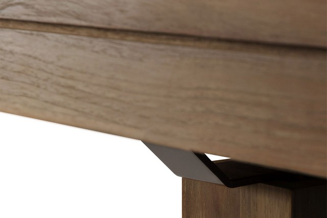Ausziehtisch Double Teak massiv B 200 > 300 cm