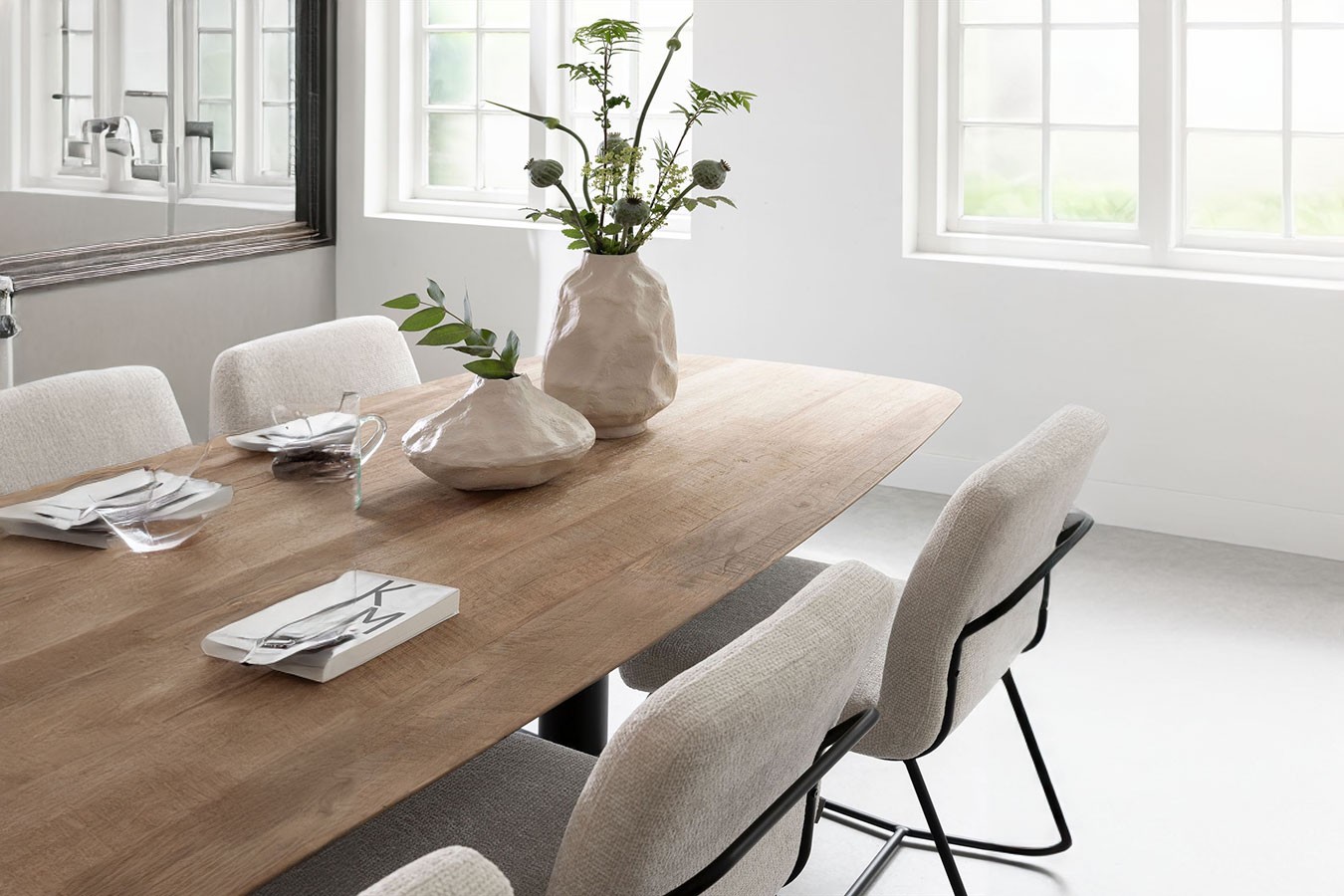 Esstisch Soho Teak natur B 210 cm