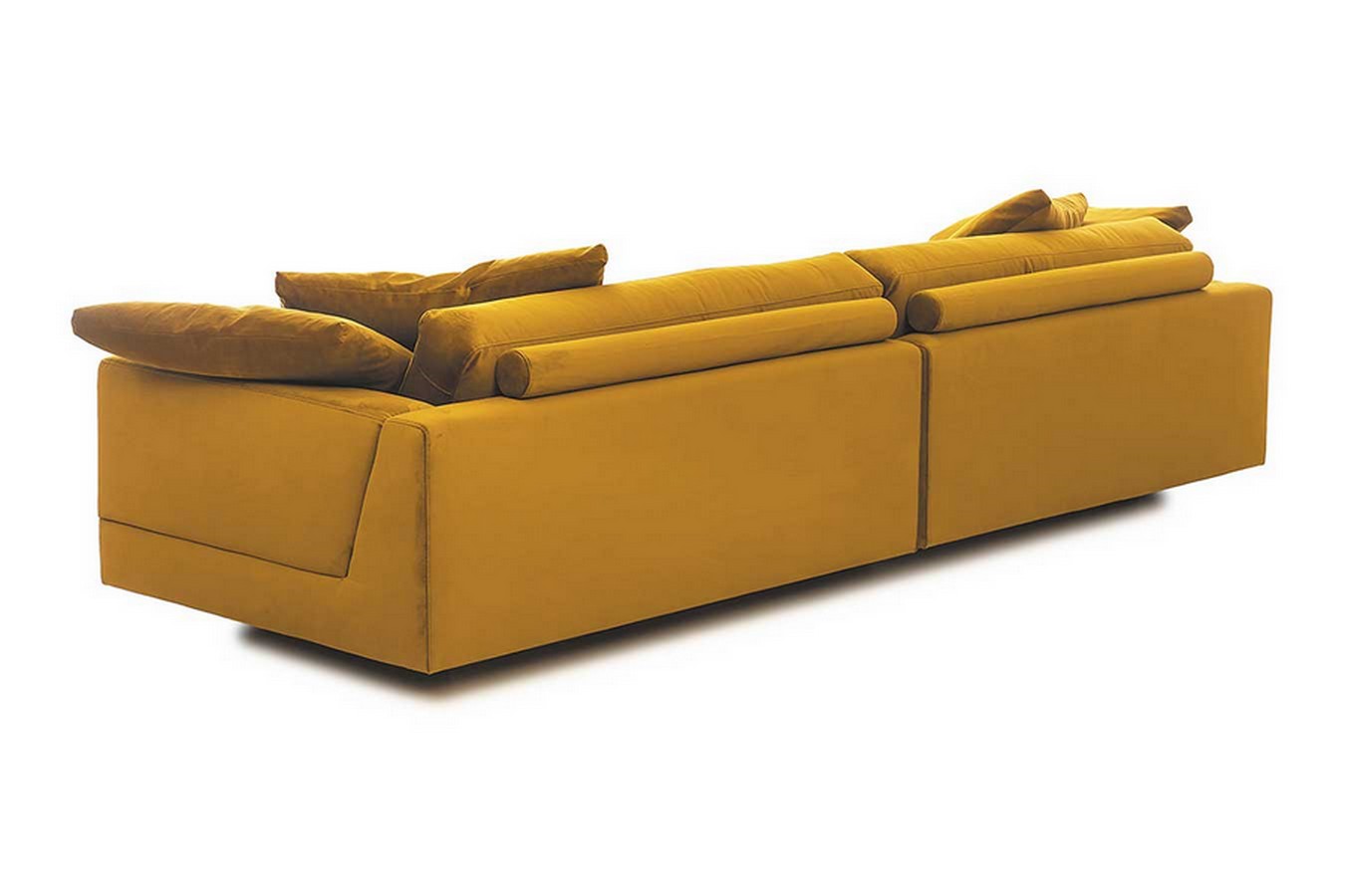 Sofa Fantasma 3 Sitzer Samt gold