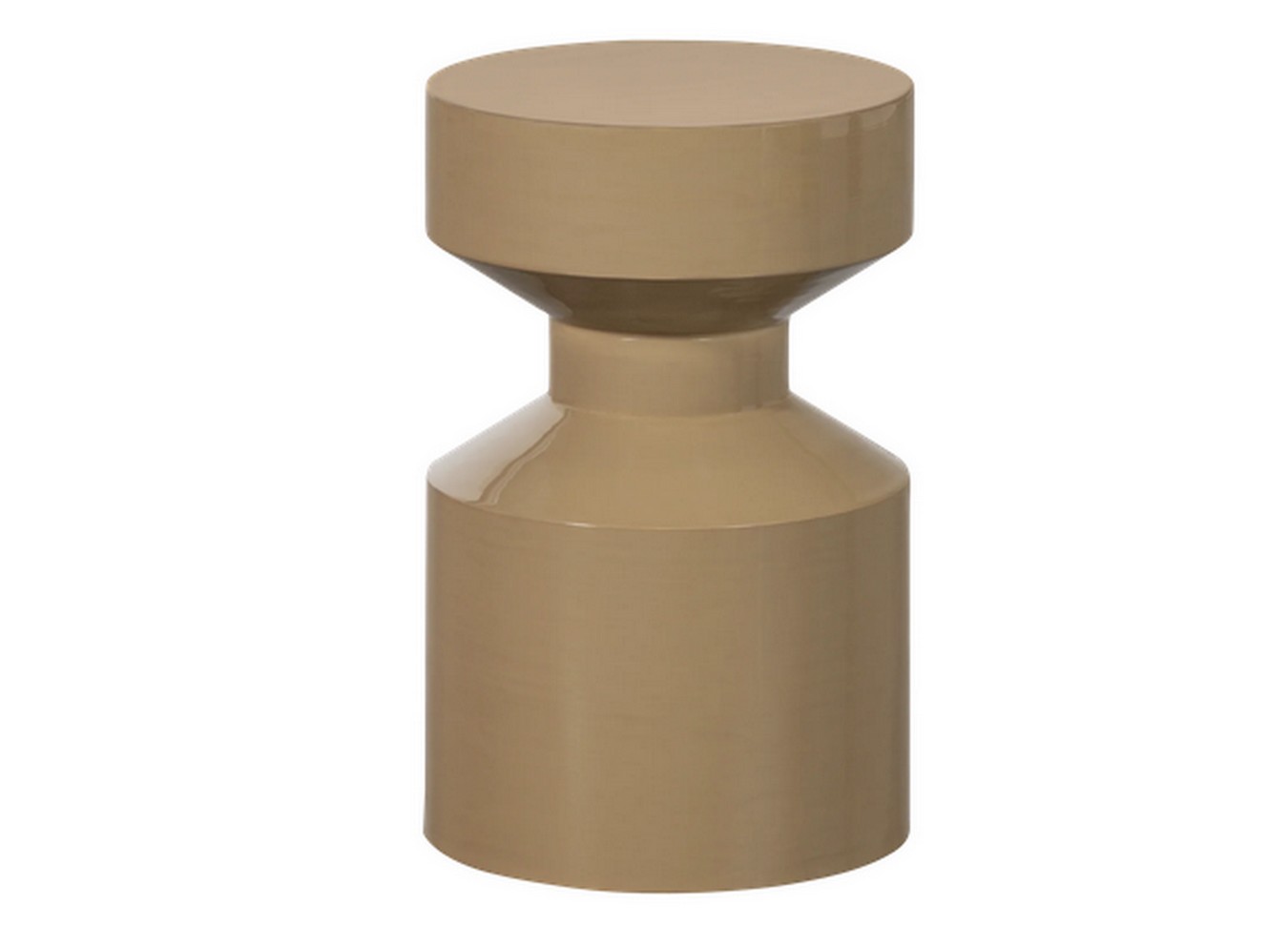 Beistelltisch Fire Metall beige