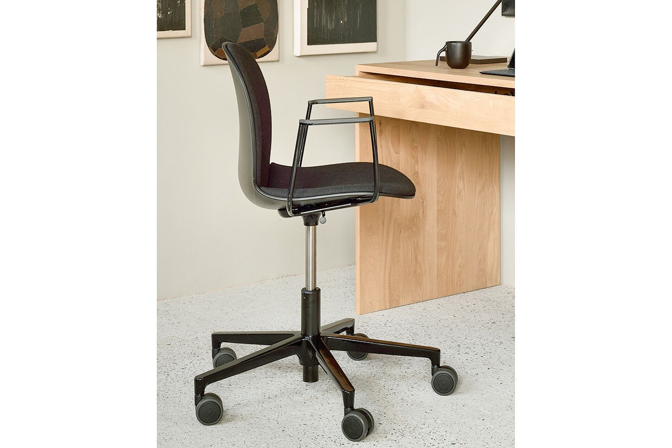 Schreibtisch Wave Eiche natur B 120 cm