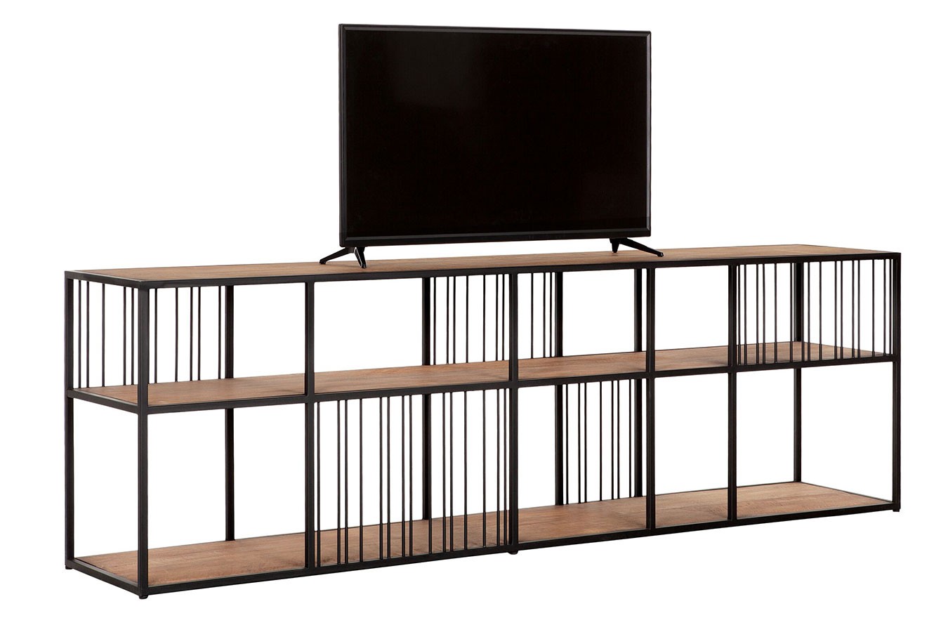 TV-Board Barra Teak-Metall B 225 cm