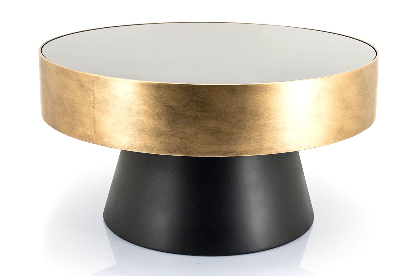 Couchtisch Faro Metall gold gross