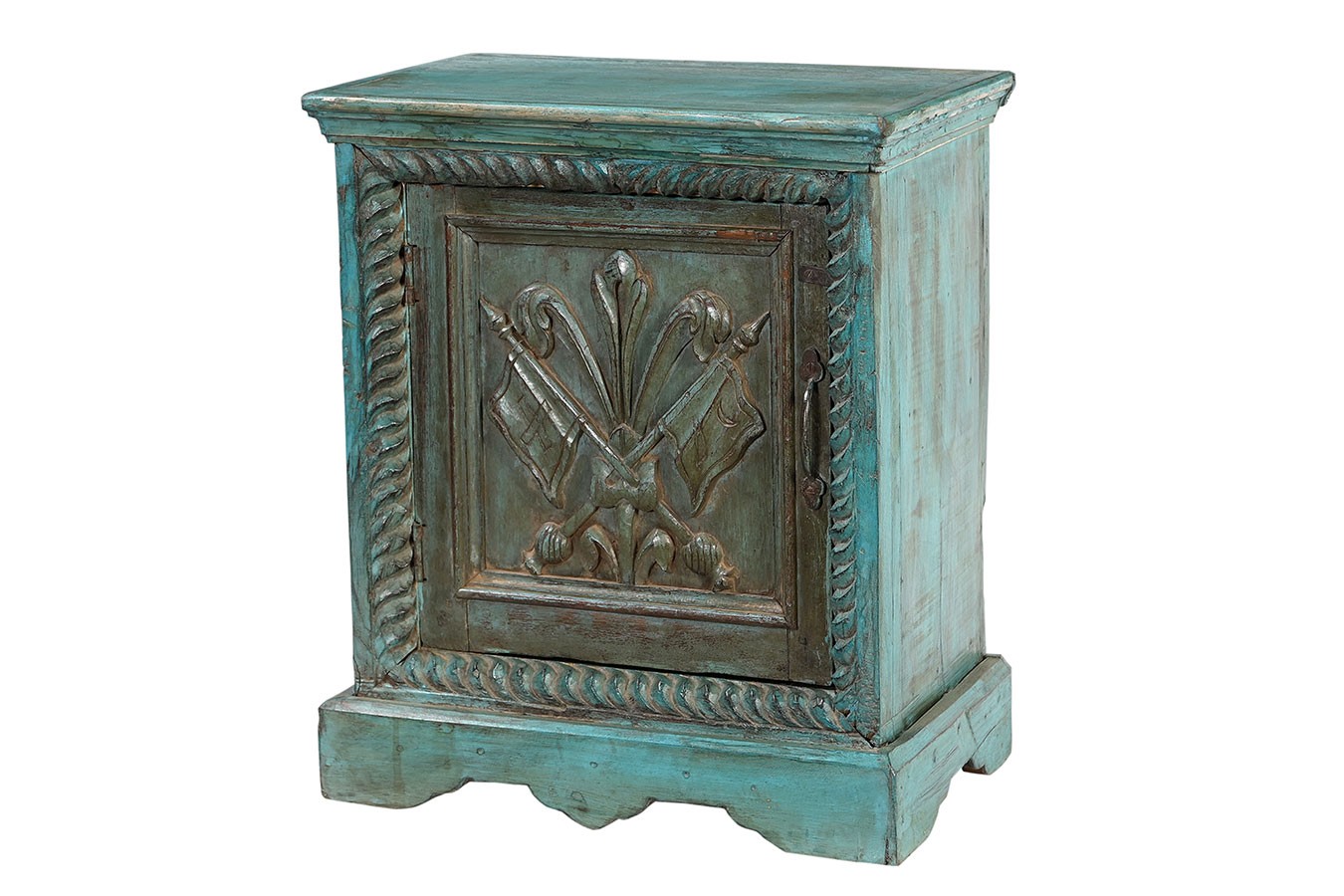 Beistellschrank Vintage blau