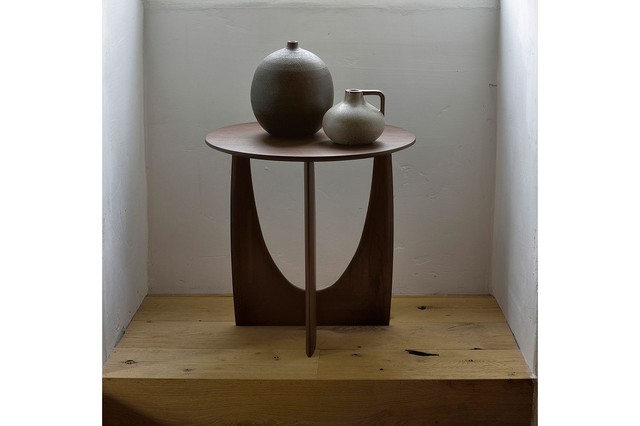Beistelltisch Geometric Teak natur
