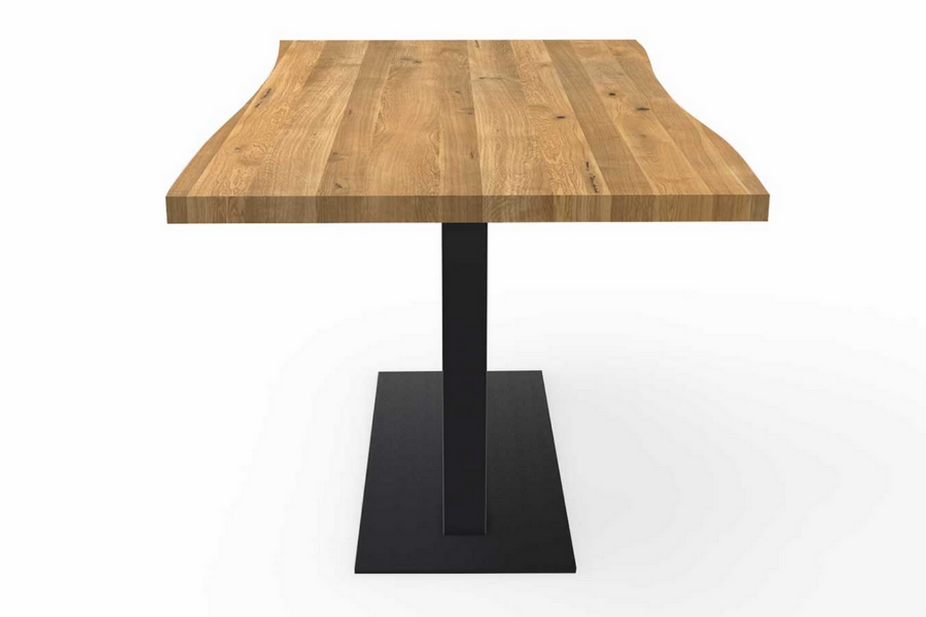 Bistrotisch Eiche organisch Stahl 120