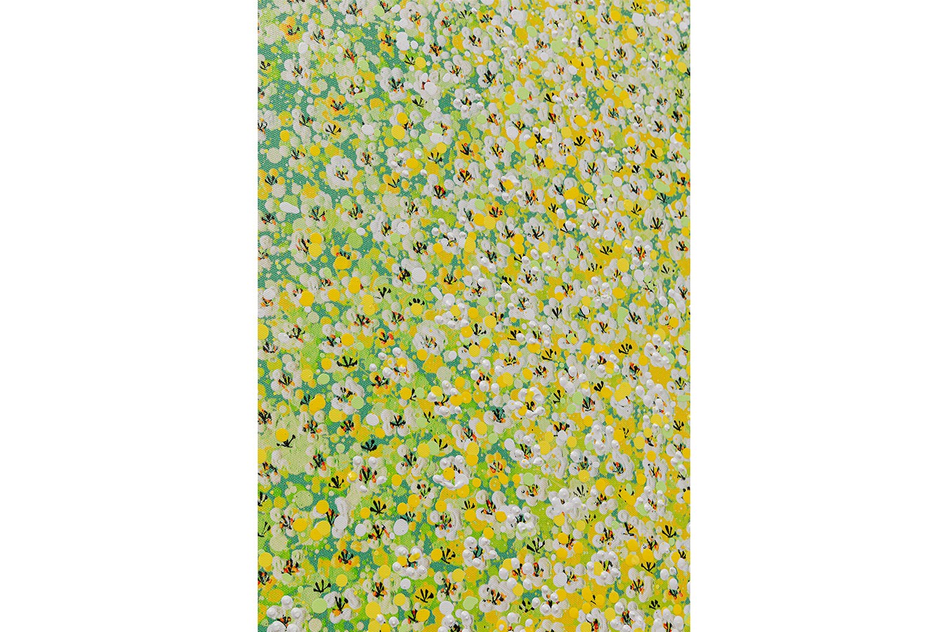 Bild Flower Boat grün 100x80 cm
