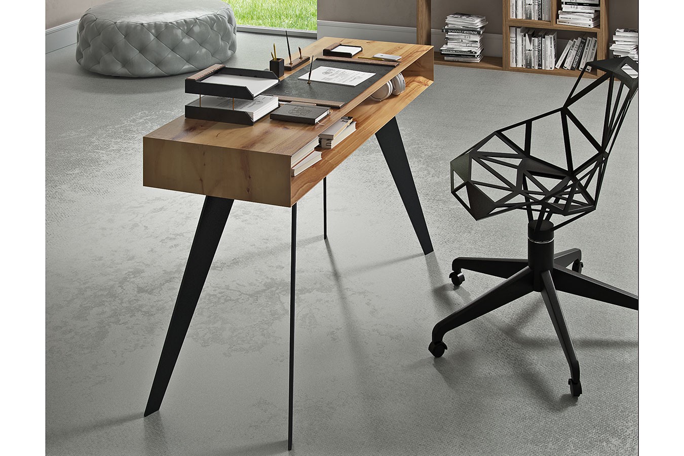 Schreibtisch Aspen Esche B 100 cm