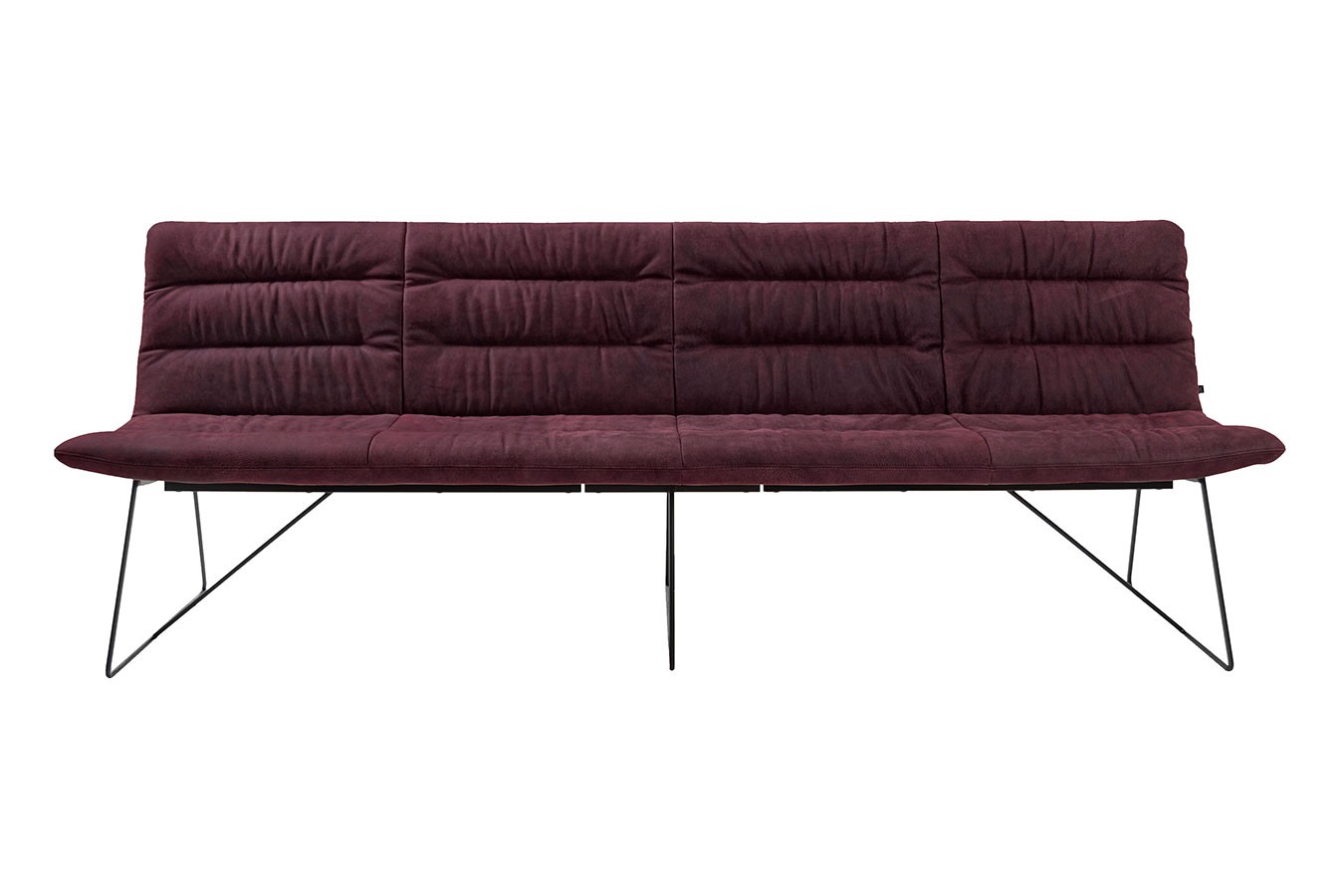 Bank Arva Light 4-Sitzer Stoff violett