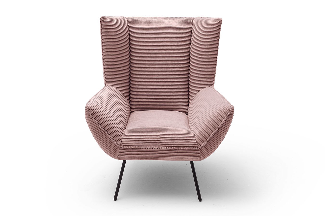 Sessel Evelin Cord rosa