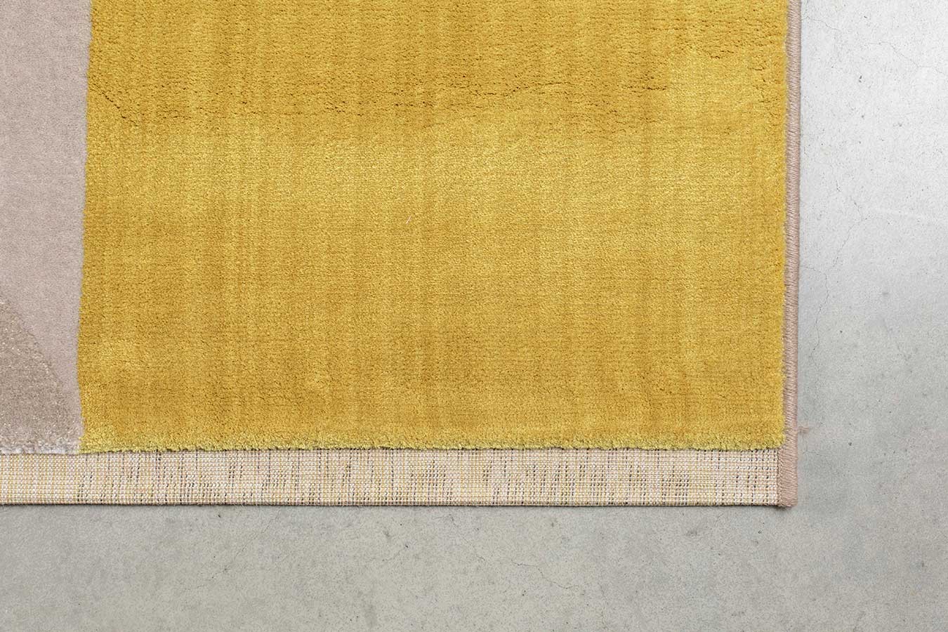 Teppich grau senf 230 x 160cm