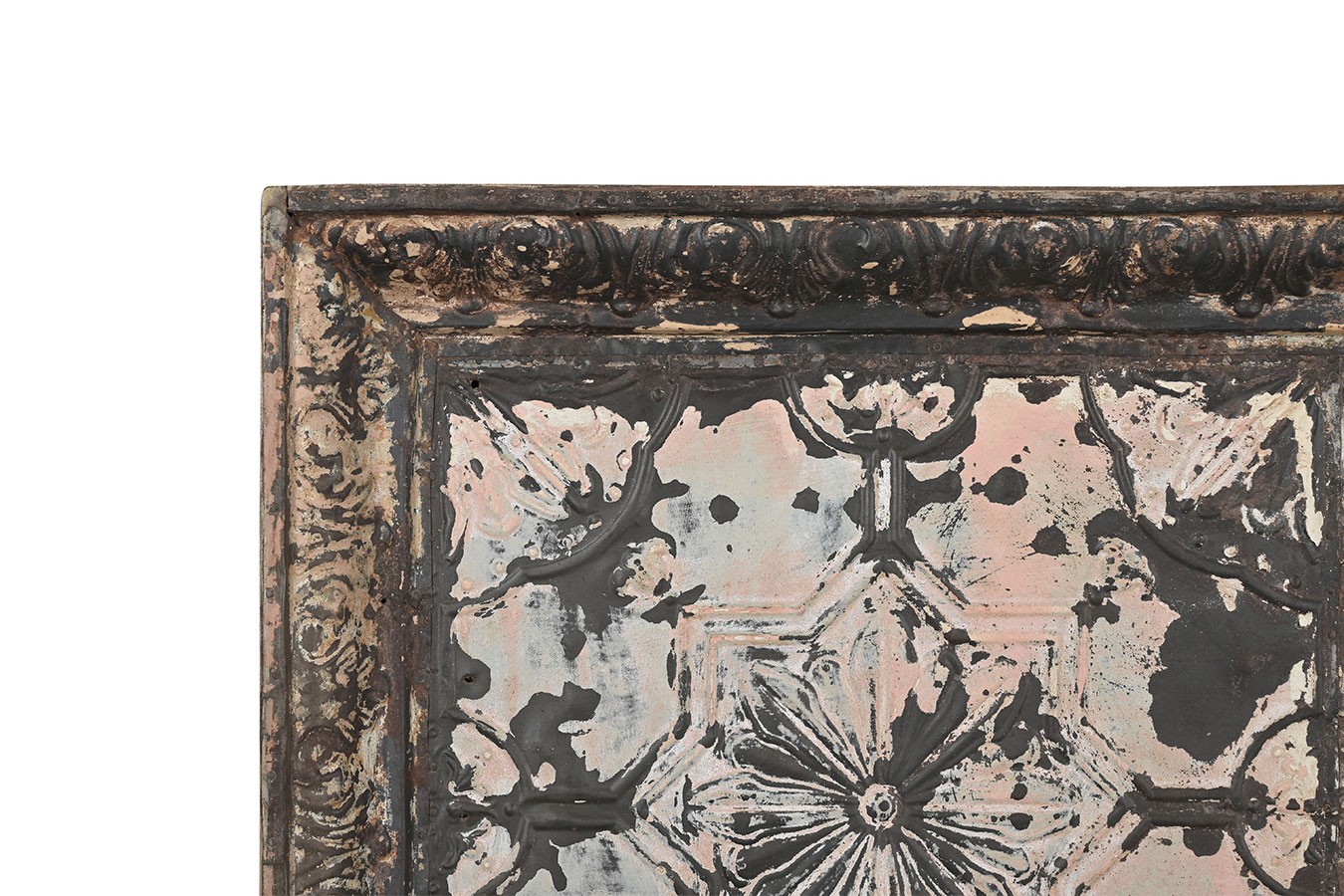 Wandbild aus Metall Vintage
