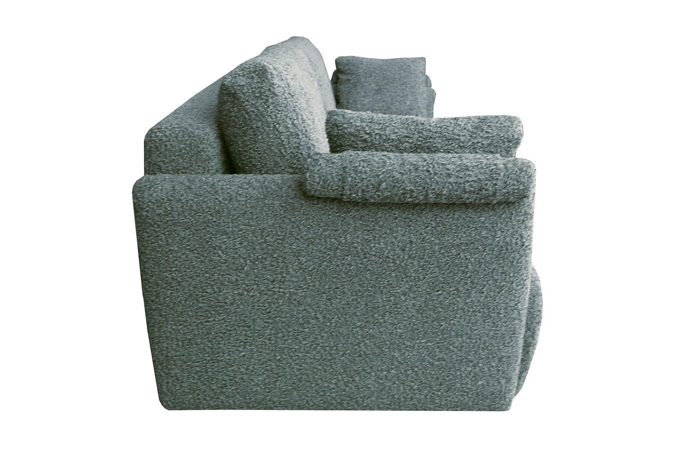 Schlafsofa Maddy Stoff hellblau