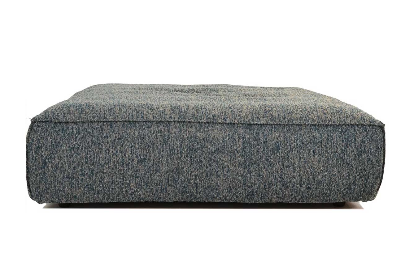 Hocker Marta Samtstoff beige groß