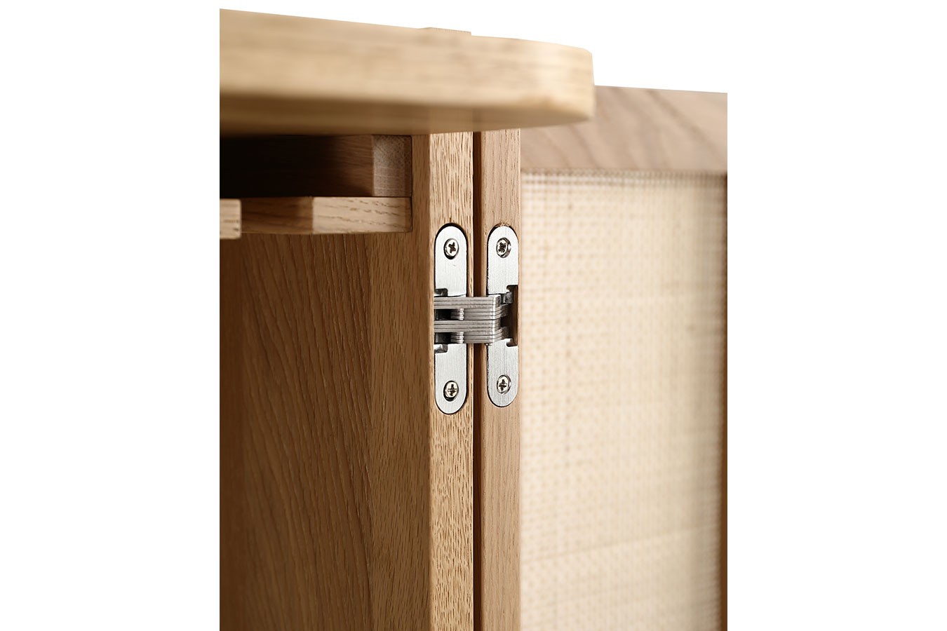 Barschrank Vienna mit Rattangeflecht H 162 cm