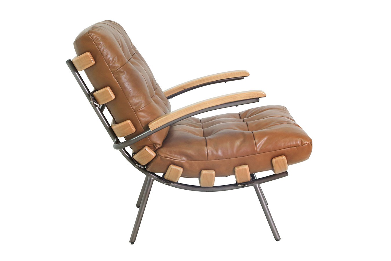 Designsessel Marco Chester Leder hellbraun