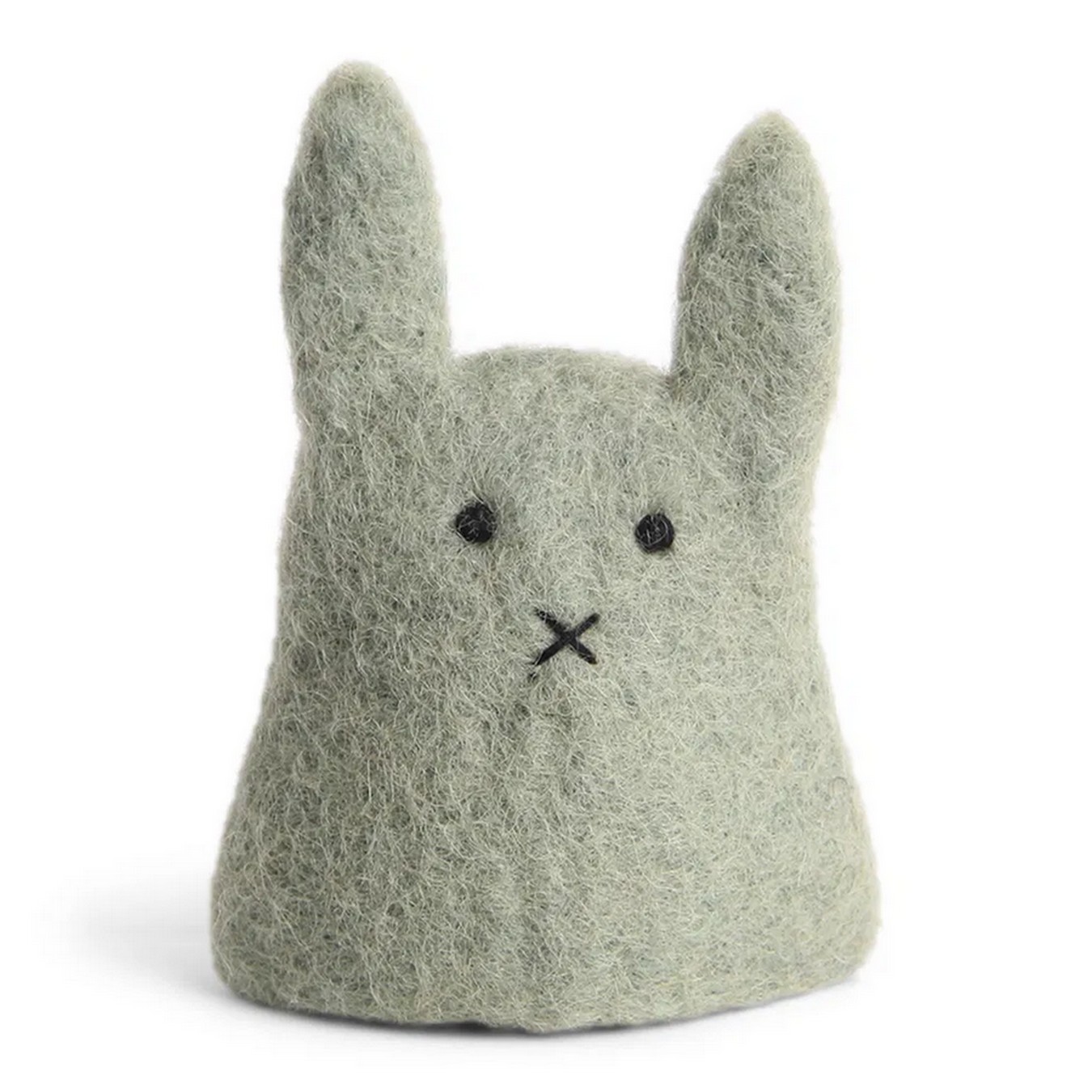 Hasenmädchen Big Bunny weiss mit Rosenrock