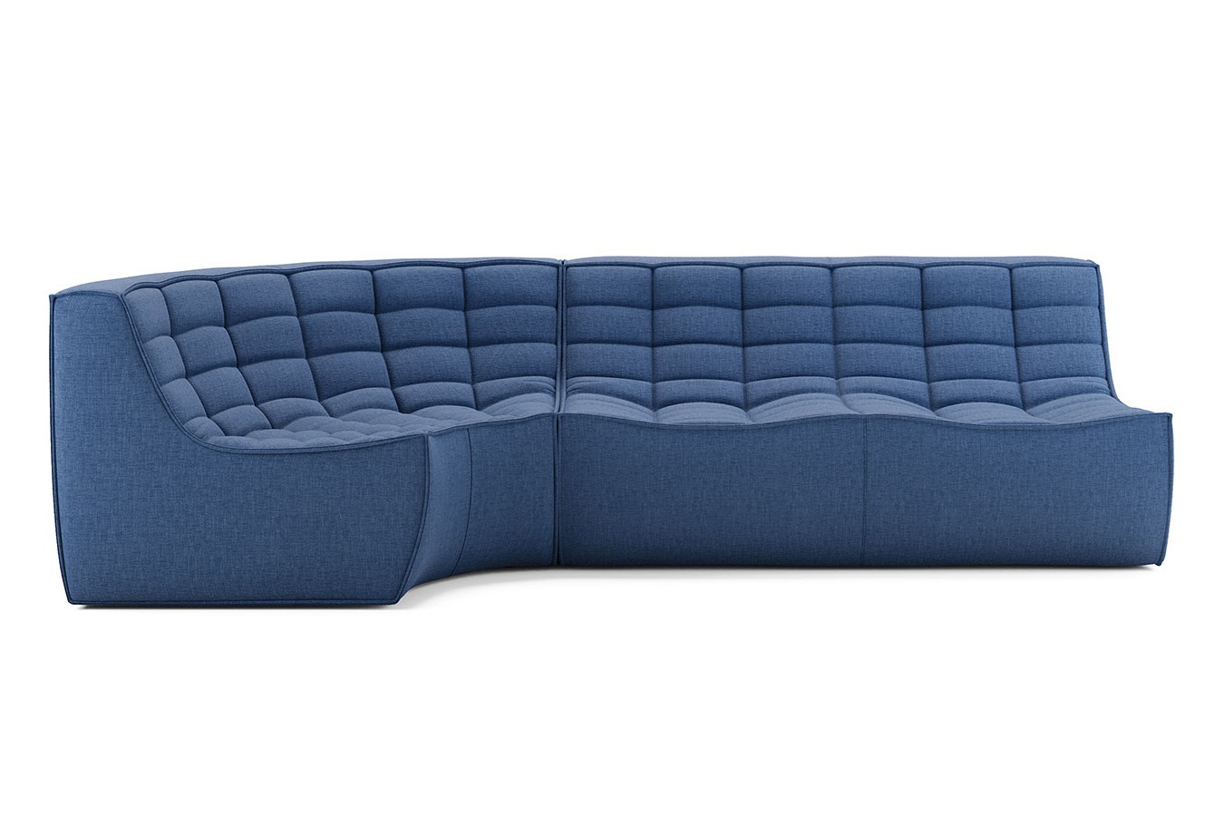 Sofakombination N701 Stoff blau