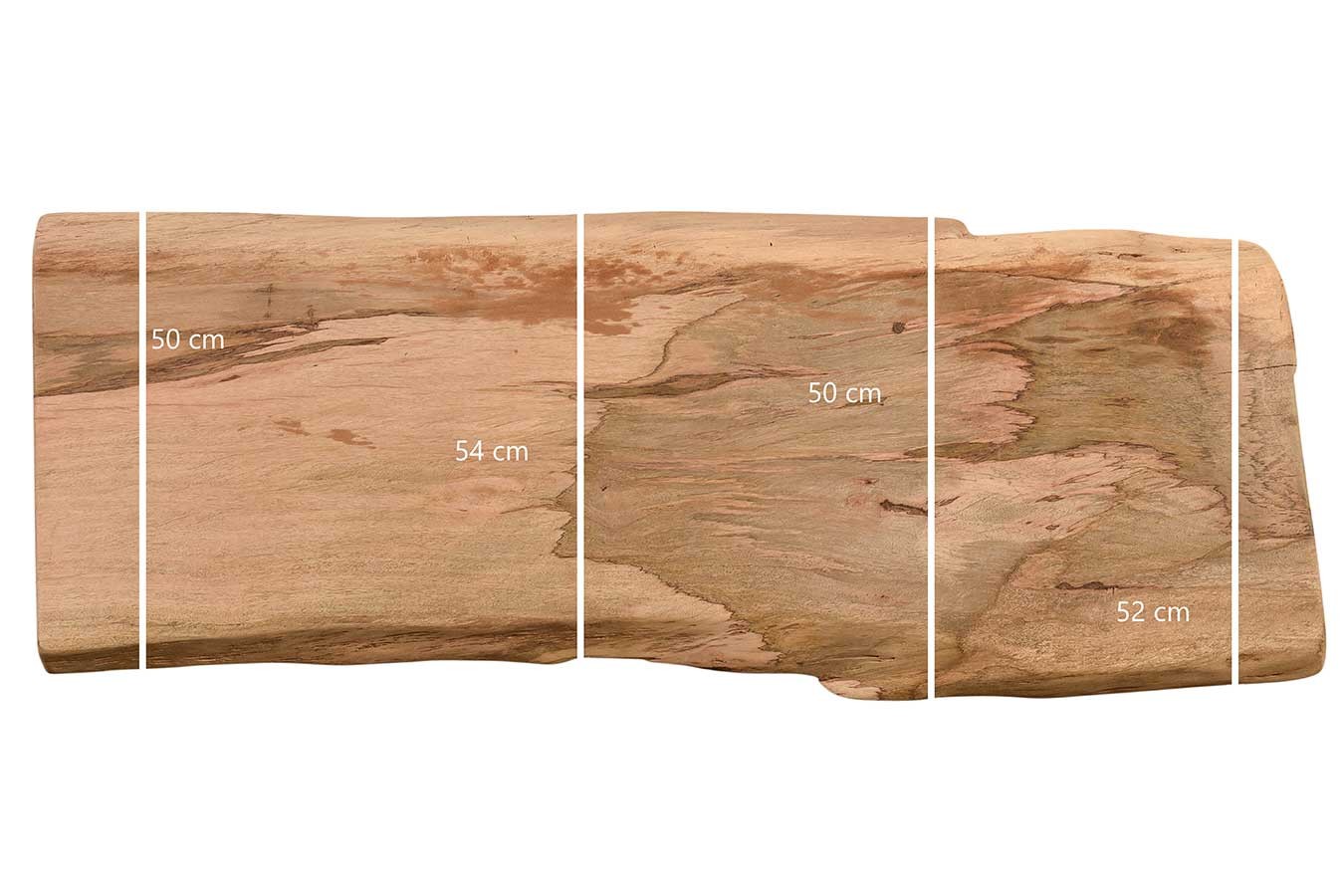 Tischplatte Mango Massivholz Monolith 134 cm