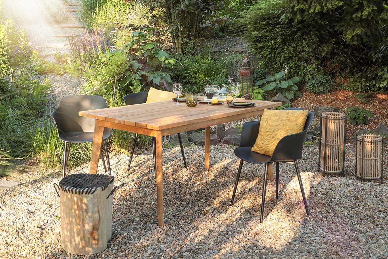 Gartentisch Kylie Teak massiv 160 cm