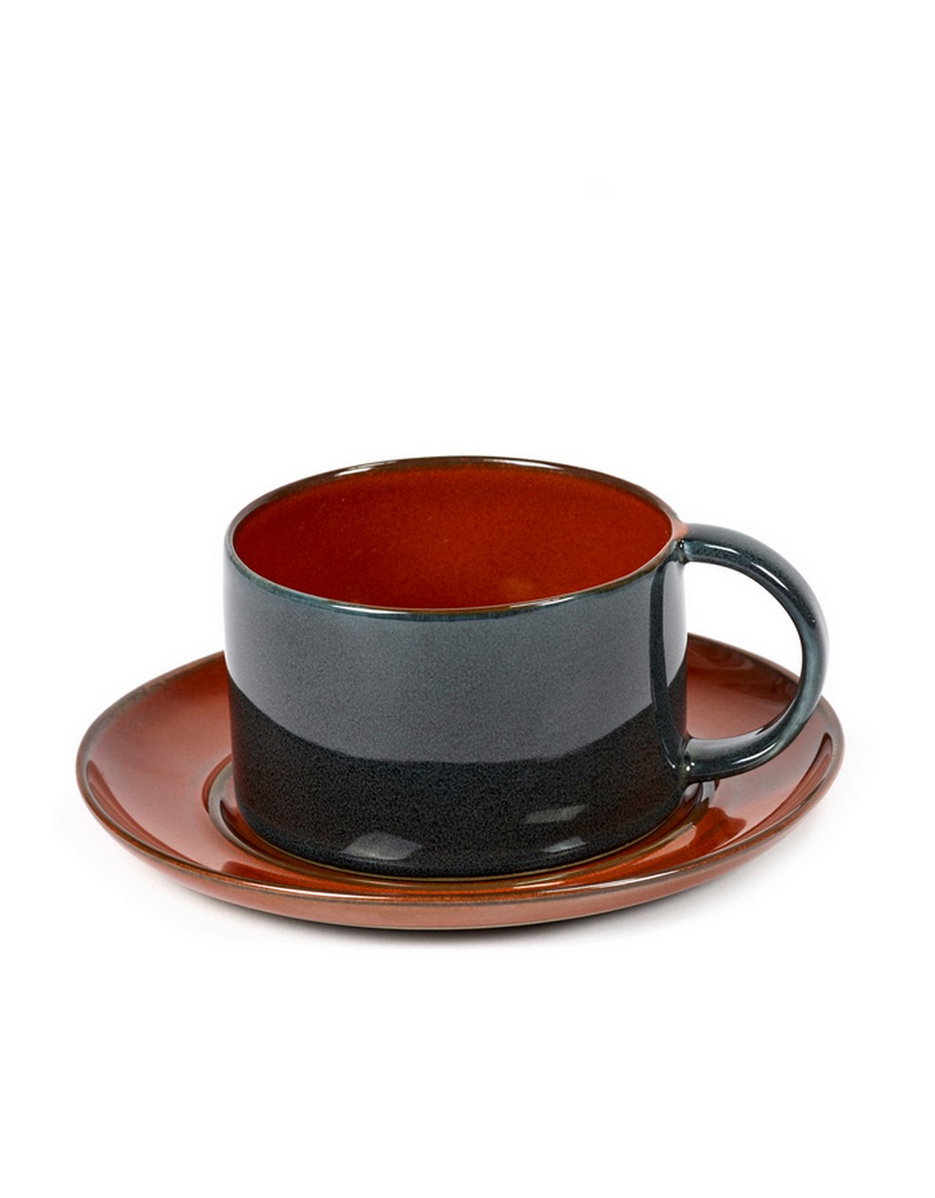Unterteller Kaffeetasse Terres de Reves rot