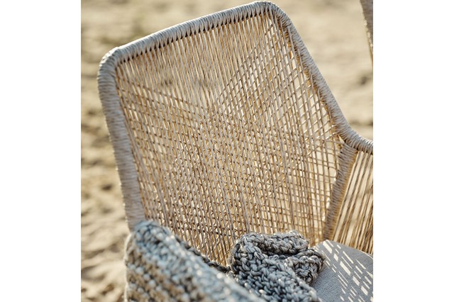 Gartenstuhl mit Auflage Midway beige
