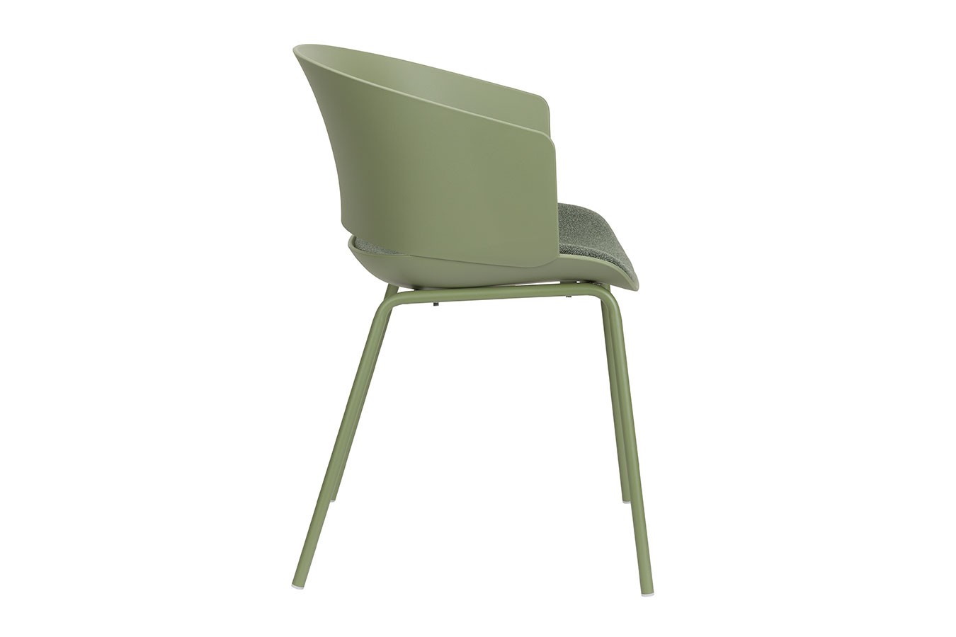 Designerstuhl Jessi Kunststoff grün
