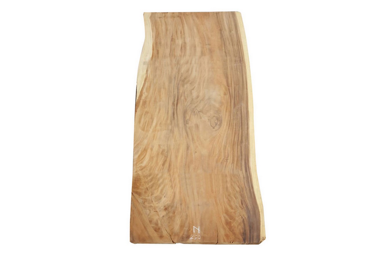 Tischplatte Natural Shape Suarholz Massiv 250*100*8 cm