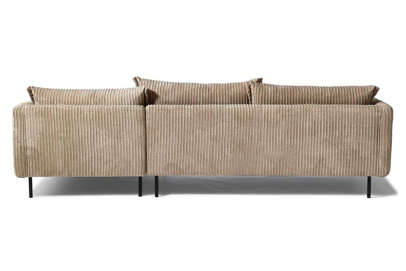 2-Sitzer mit Recamiere BOO Cord beige
